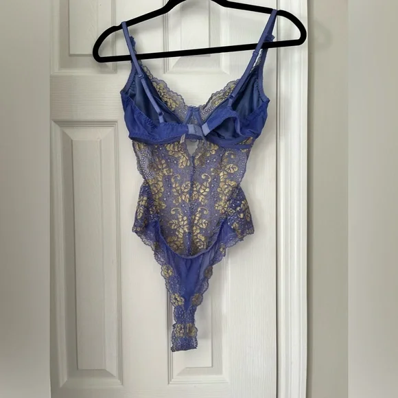 🌟🌟 EUC Victoria’s Secret Vtg Lace Lingerie Teddy - Picture 7 of 11